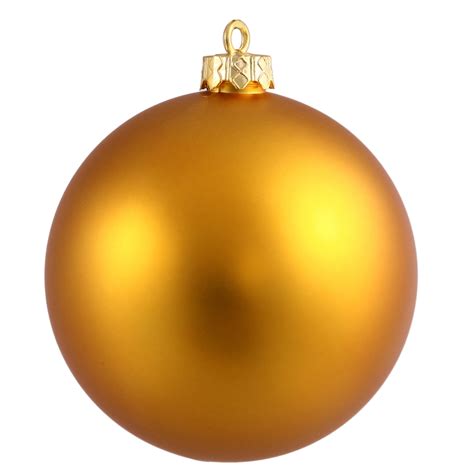 Vickerman 10" Antiq Gold Matte Christmas Ball Ornament