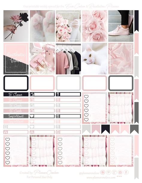 Bullet Journals: Aesthetic Bullet Journal Stickers Printable