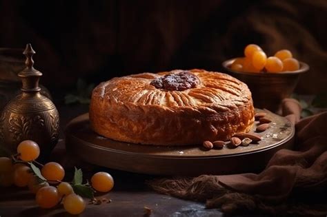 Premium Photo | Epiphany Delicacy Traditional French Cake for Celebration