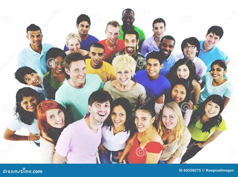 People Youth Culture Together Students Cheerful Concept Stock Image - Image of interracial ...