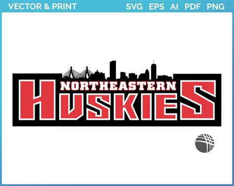 Northeastern Huskies - Wordmark Logo (2001) - College Sports Vector SVG ...