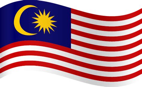 Malaysia Flag Wave Vector Clipart