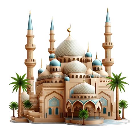 Creative Golden Ramadan Kareem Mosque, Creative Golden, Ramadan Kareem Mosque, Mosque PNG ...