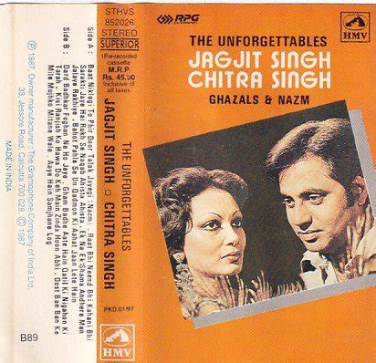 Jagjit Singh Chitra Singh Ghazals & Nazm Audio cassette - Audio Cassettes, Hindi - Mossymart