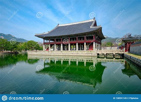 Gyeonghoeru Pavillion Royal Banquet Hall in Gyeongbokgung Palace, Seoul Stock Image - Image of ...