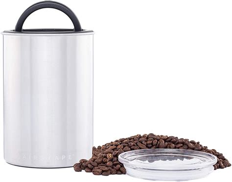 Airscape Coffee Canister, Coffee Storage (64 oz. holds 1 lb.)