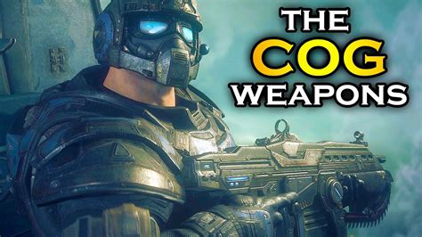 The COG WEAPONS in Gears of War Lore - YouTube