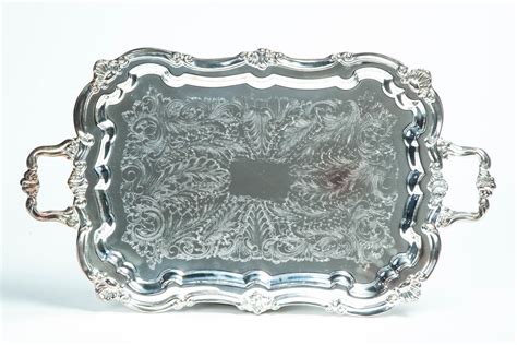 Sold Price: LARGE RECTANGULAR SILVER PLATED TOWLE TRAY. - August 5, 0119 10:45 AM EDT