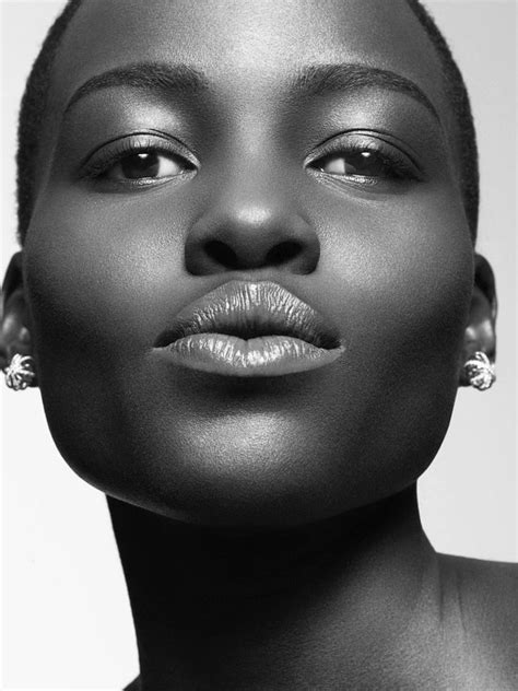 Lupita Nyong'o, beautiful celebrity actress face portrait photograph # ...