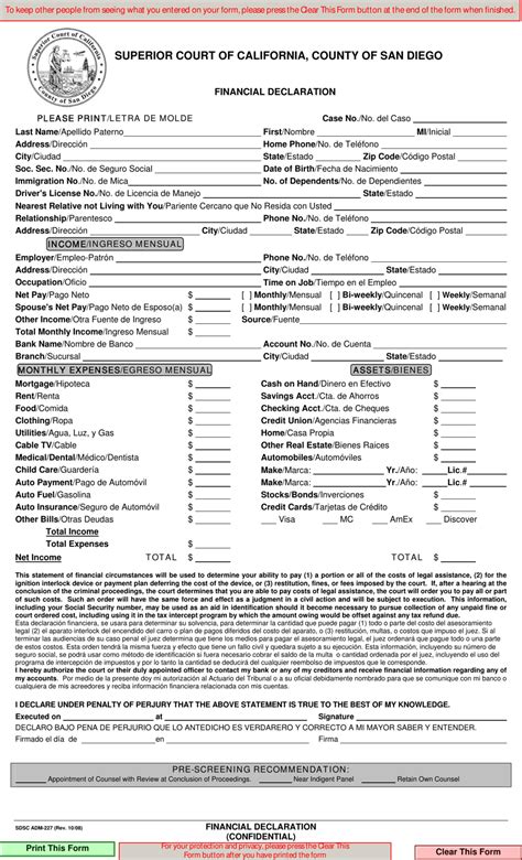 Form ADM-227 - Fill Out, Sign Online and Download Fillable PDF, County of San Diego, California ...