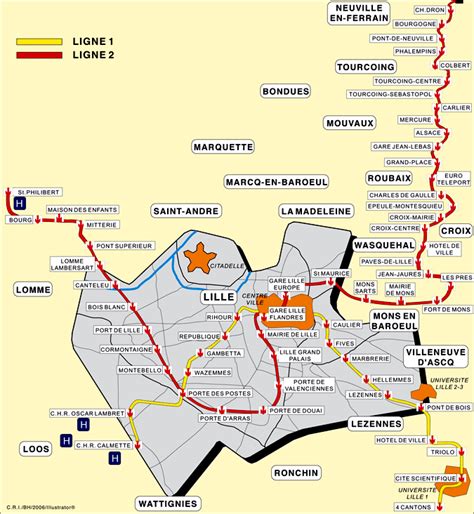 UMET - Plan du métro