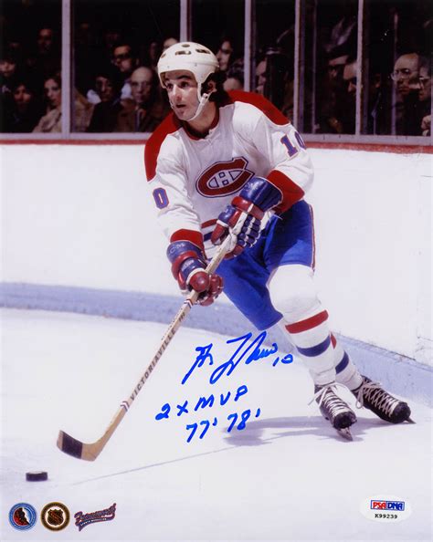 Guy Lafleur SIGNED 8x10 Photo Montreal Canadiens + MVP PSA/DNA AUTOGRAPHED | eBay