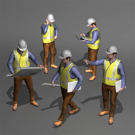 Workman engineer 3D model - TurboSquid 1256677