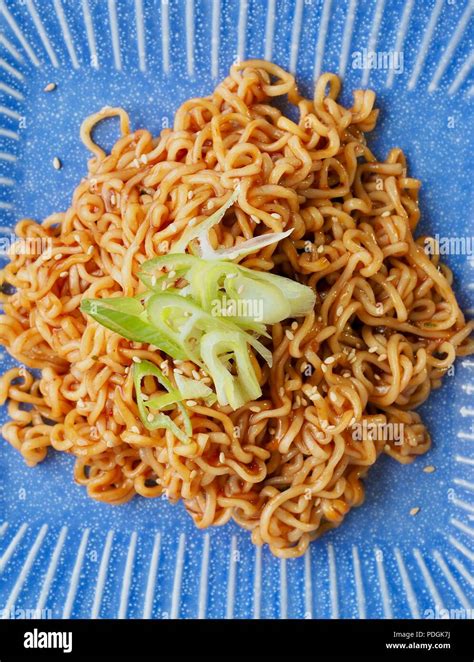 Asian food Bibim Ramen Stock Photo - Alamy