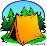 Cartoon Tent Campsite