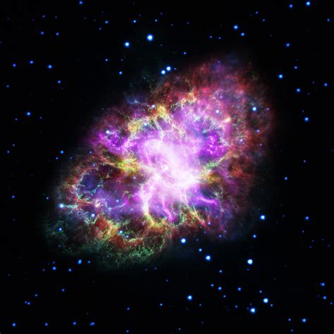 Hubble Image of the Week - Crab Nebula in Bright Neon Colors