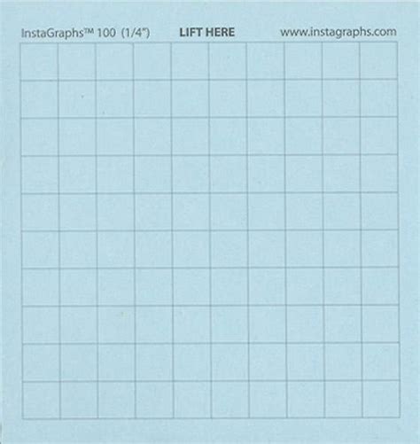 InstaGraphs 100 Grid 10 x 10 Blank Hundred Number Grid (3" x 3" Pad) | Clear Educational Solutions