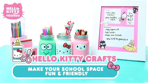 DIY Desk Decor Ideas to Make Your School Space Fun & Friendly | Hello Kitty Crafts - YouTube