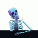 Skeleton Waiting GIF - Skeleton Waiting Patiently - Discover & Share GIFs