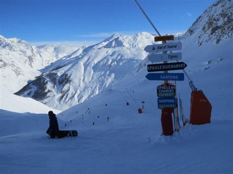 Val D’Isere and Tignes in France.