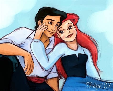 ariel and eric - Ariel and Eric Fan Art (34322290) - Fanpop