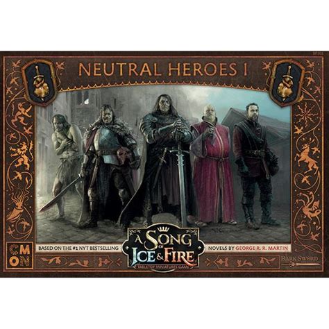 A Song of Ice and Fire - Tabletop Miniatures Game - Neutral Heroes 1