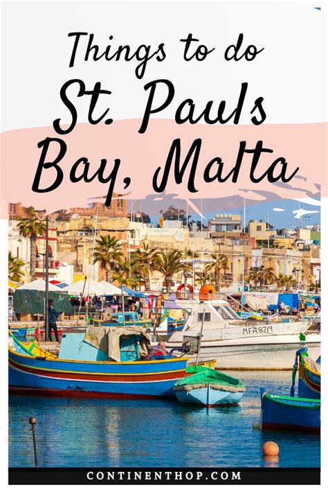 St Paul’s Bay Malta Things to do | Best of the North of Malta (2023) — Continent Hop