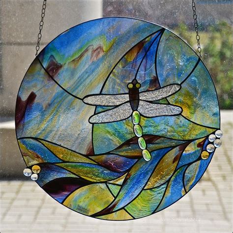 Stained Glass Dragonfly. Dragonfly Stained Glass, Stained Glass ...