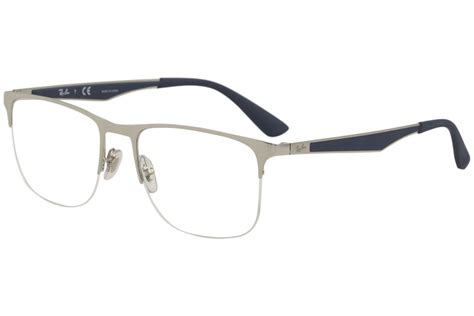 Ray Ban Men's Eyeglasses RB6362 RB/6362 RayBan Half Rim Optical Frame ...