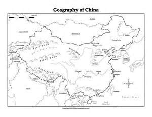 Ancient China Geography Worksheet | Ancient china map, Geography of ...