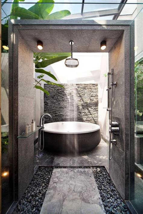 20 Nature-Inspired Bathrooms That Will Refresh You | HomeMydesign