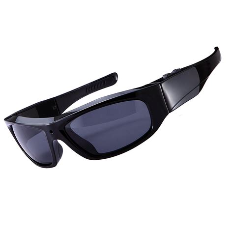 DCCN Spy Brille Spionage Kamera Brille Spy Cam Brille polarisierte Sonnenbrille mit Kamera UV400 ...