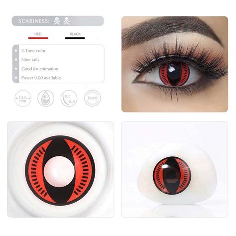 Nine Tails Eye Cosplay Contacts