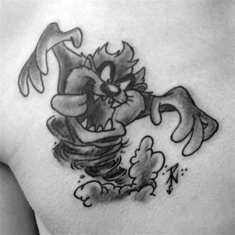 40 Tasmanian Devil Tattoo Designs For Men - Cartoon Character Ink Ideas