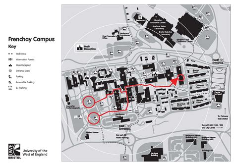 Uwe Glenside Campus Map