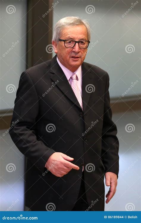 European Commission President Jean-Claude Juncker Editorial Stock Image ...