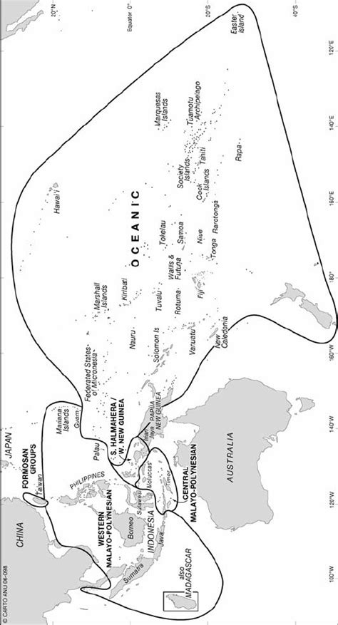 An Austronesian family tree (after Blust 1995b). | Download Scientific ...