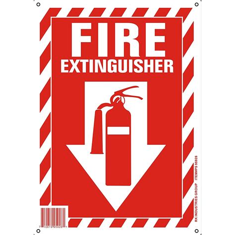 RK OSHA Safety Sign, Legend "Fire Extinguisher" | Fire extinguisher ...