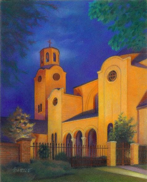 "Glowing Cathedral" colored pencil on pastel board Rhonda Bartoe Tucker ...