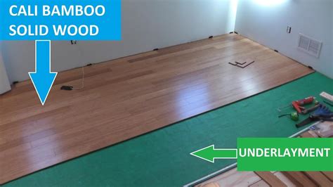 Cali Bamboo Hardwood Flooring - Tips on Cutting and Installation - YouTube