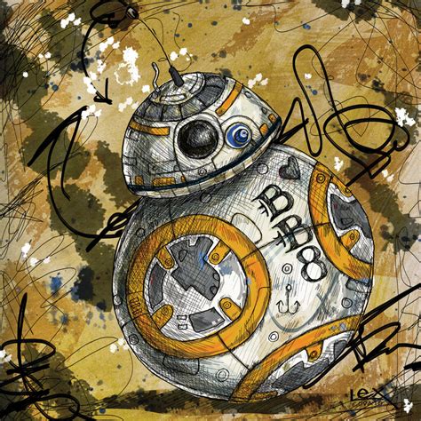 Inked Droid BB8 - LEX Art