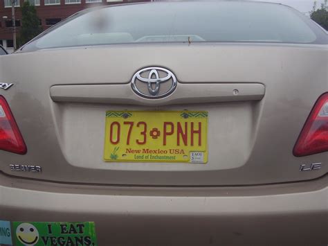 New Mexico License Plate | Seen in Waltham, Mass. | Flickr