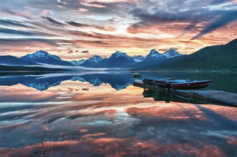 Sunrise Lake Mcdonald Photograph by Jay Seeley