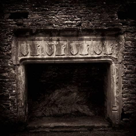 'Fireplace in Medieval Castle Ruins' Photographic Print - Clive Nolan ...