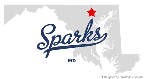 Map of Sparks, MD, Maryland