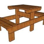 8 foot Picnic Table - Free DIY Plans | Free Garden Plans - How to build garden projects | Picnic ...