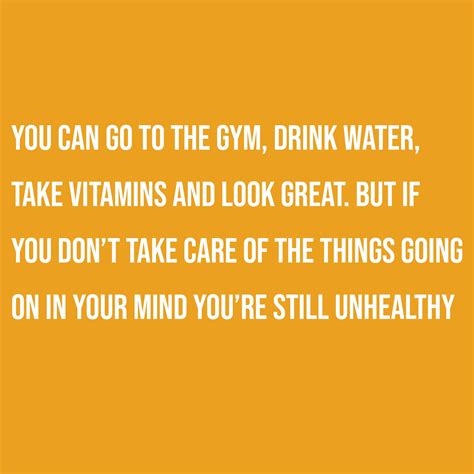 Mental health is everything Fitness Quotes, Going To The Gym, Unhealthy ...