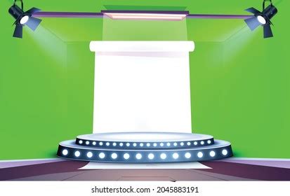 Green Studio Background High Quality Stock Vector (Royalty Free) 2045883191 | Shutterstock