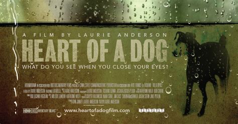 Nonesuch Records Laurie Anderson: "Heart of a Dog" film poster w