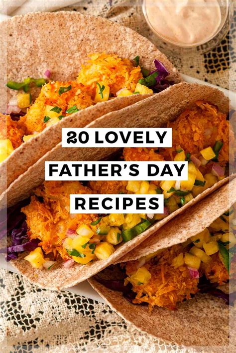 20 Lovely Father's Day Recipes – She Keeps a Lovely Home